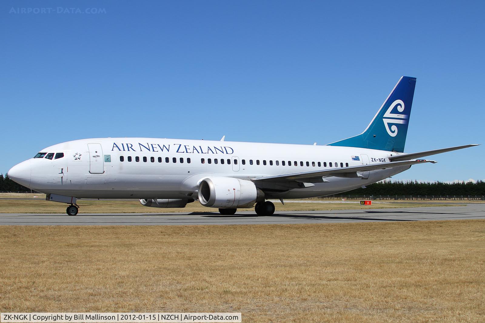ZK-NGK, 1995 Boeing 737-3K2 C/N 26318, TAXI FROM 29