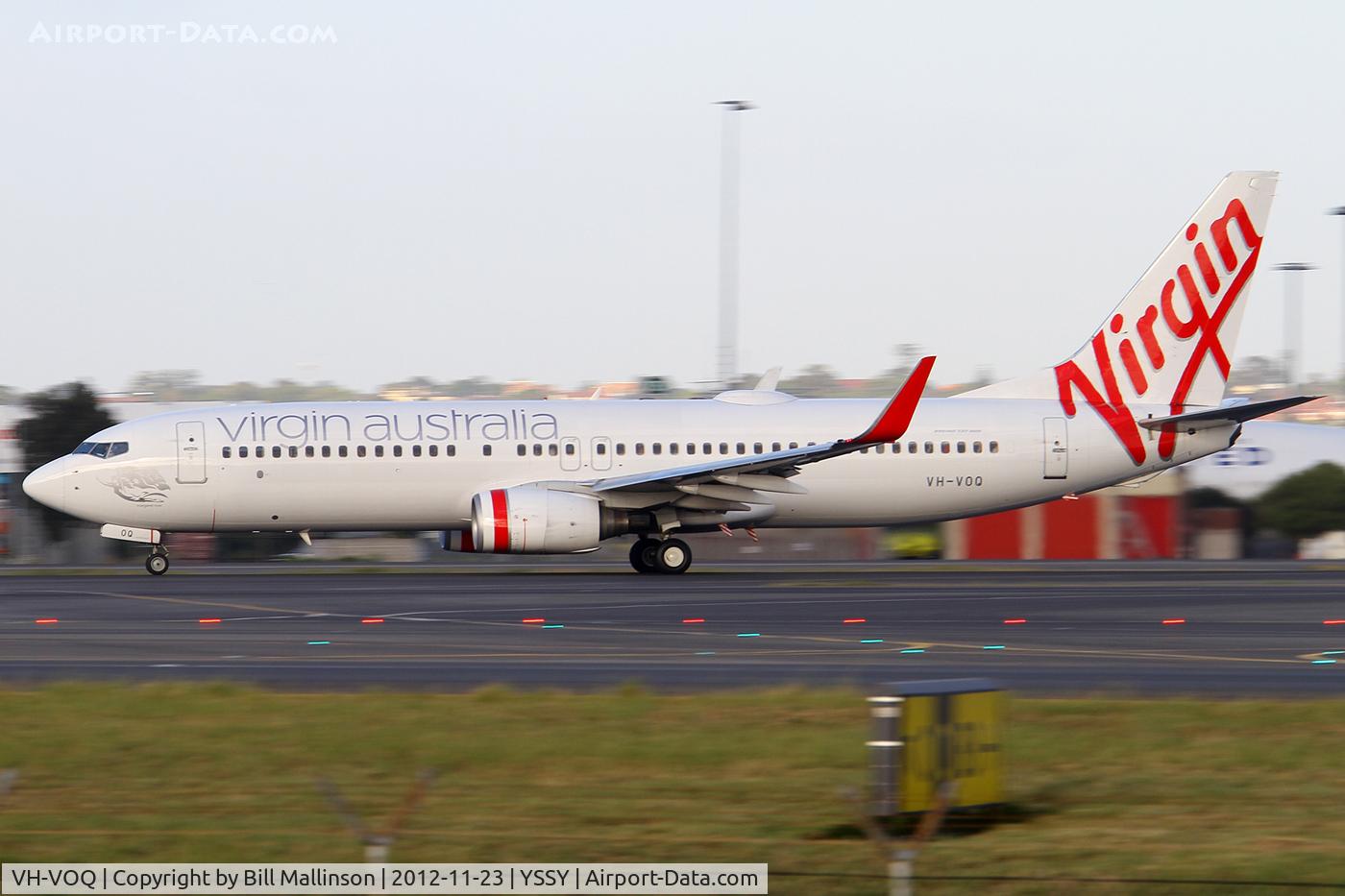 VH-VOQ, 2003 Boeing 737-8FE C/N 33798, OFF FROM 16R