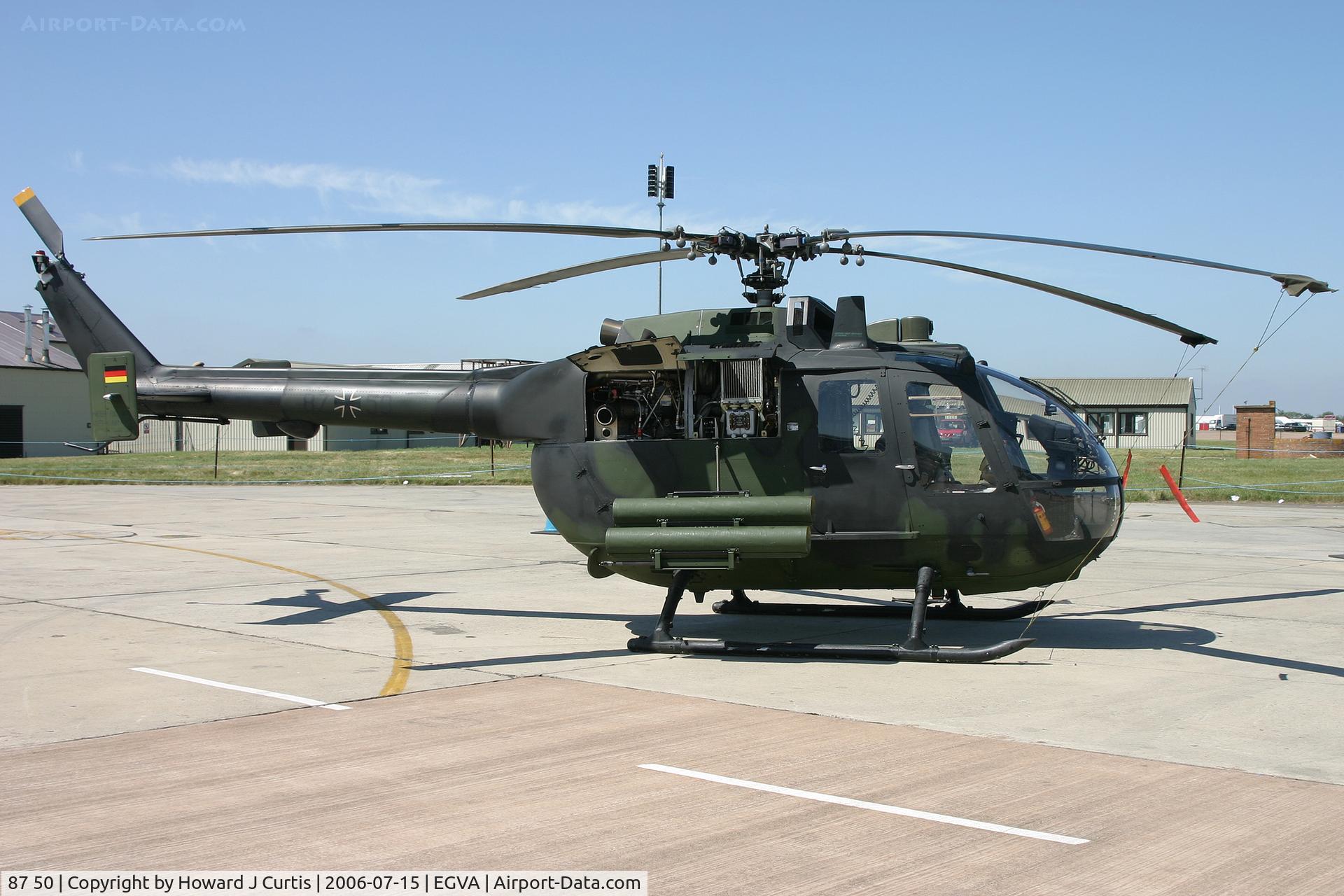 87 50, MBB Bo.105P C/N 6150, RIAT 2006; on static display. KHR 26.