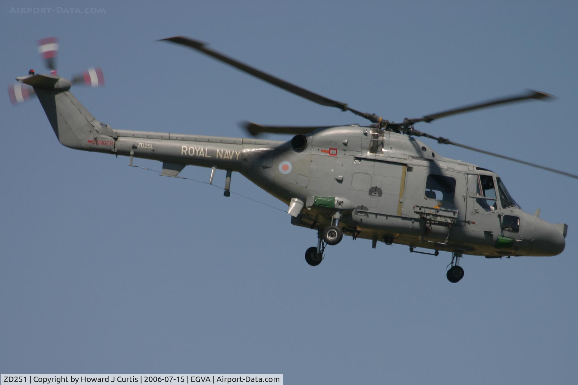 ZD251, Westland Lynx HAS.3S C/N 251, RIAT 2006.