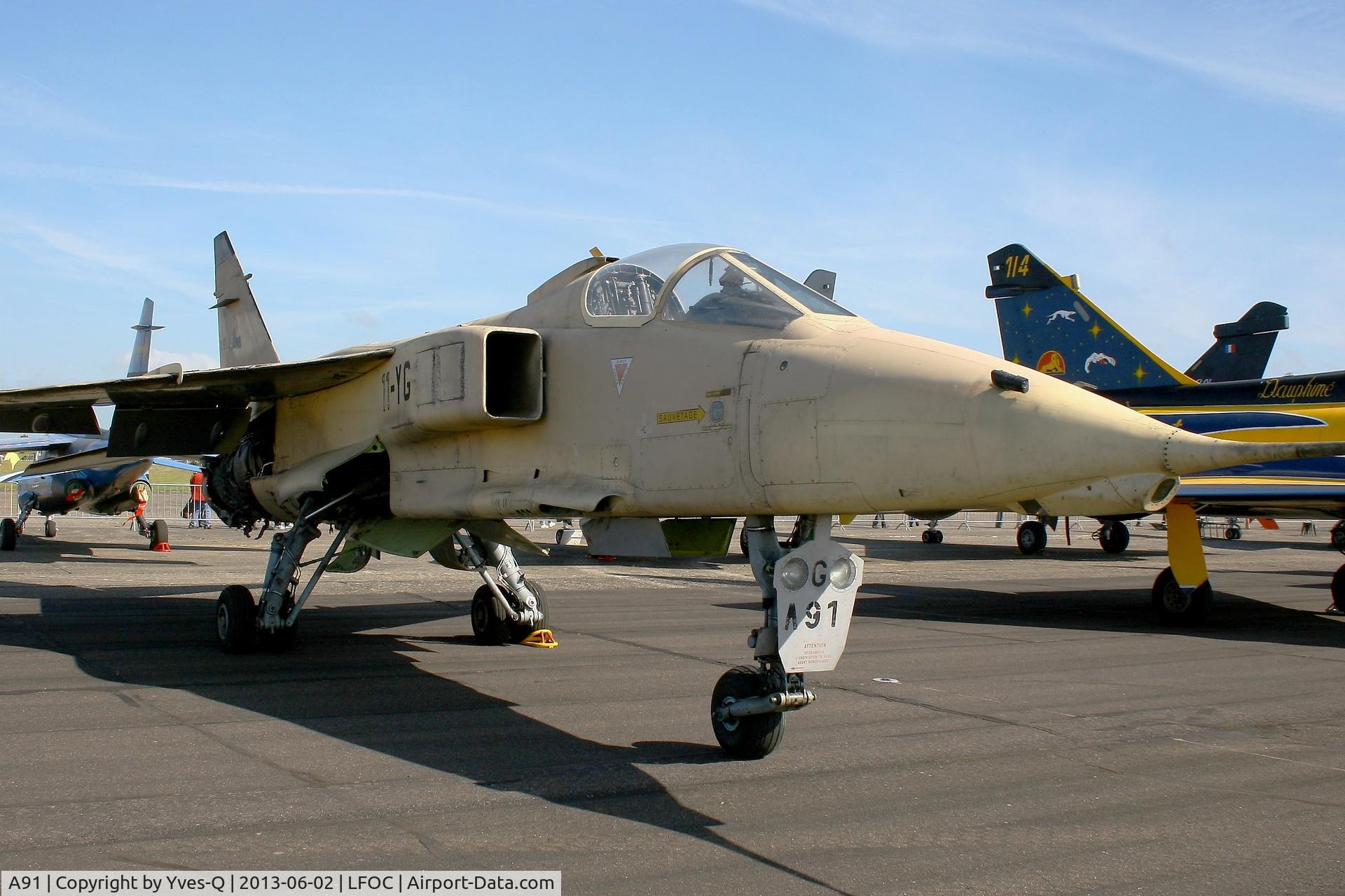 A91, Sepecat Jaguar A C/N A91, Sepecat Jaguar A (11-YG), Châteaudun Air Base 279 (LFOC) Open day 2013