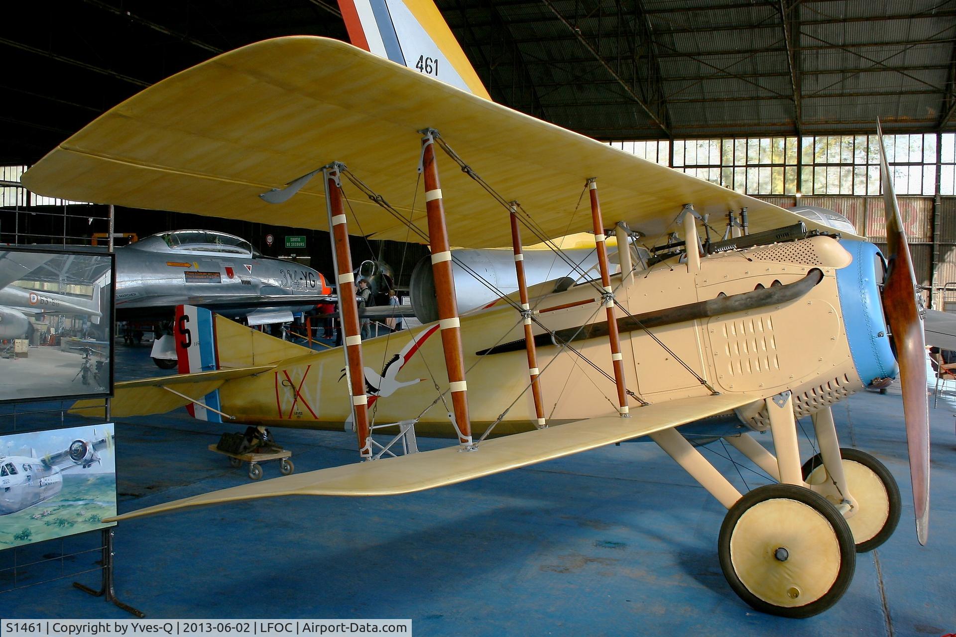 S1461, 2013 SPAD S-VII Replica C/N 01, SPAD VII Replica, Châteaudun Air Base 279 (LFOC) Open day 2013