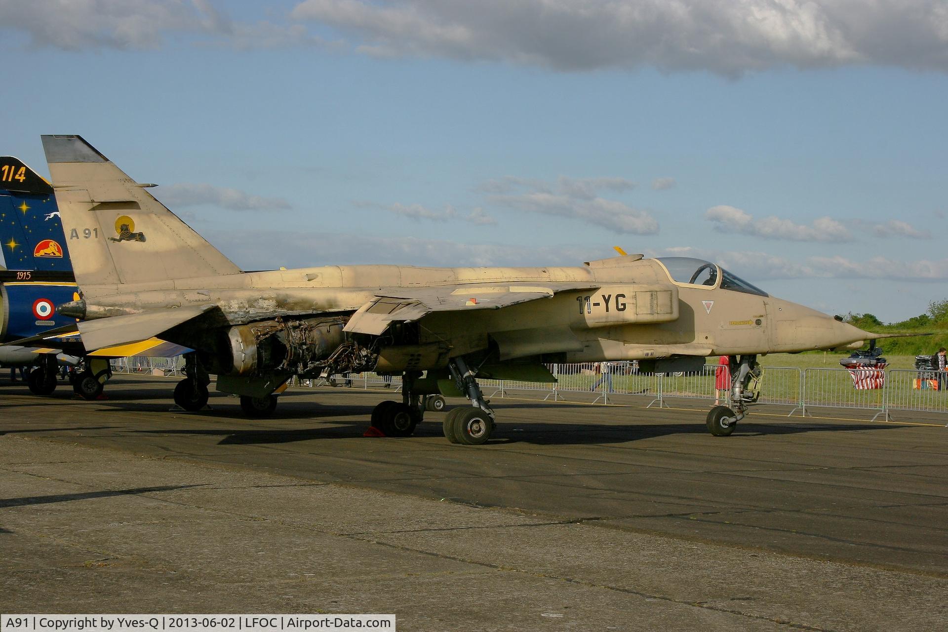 A91, Sepecat Jaguar A C/N A91, Sepecat Jaguar A (11-YG), Châteaudun Air Base 279 (LFOC) Open day 2013