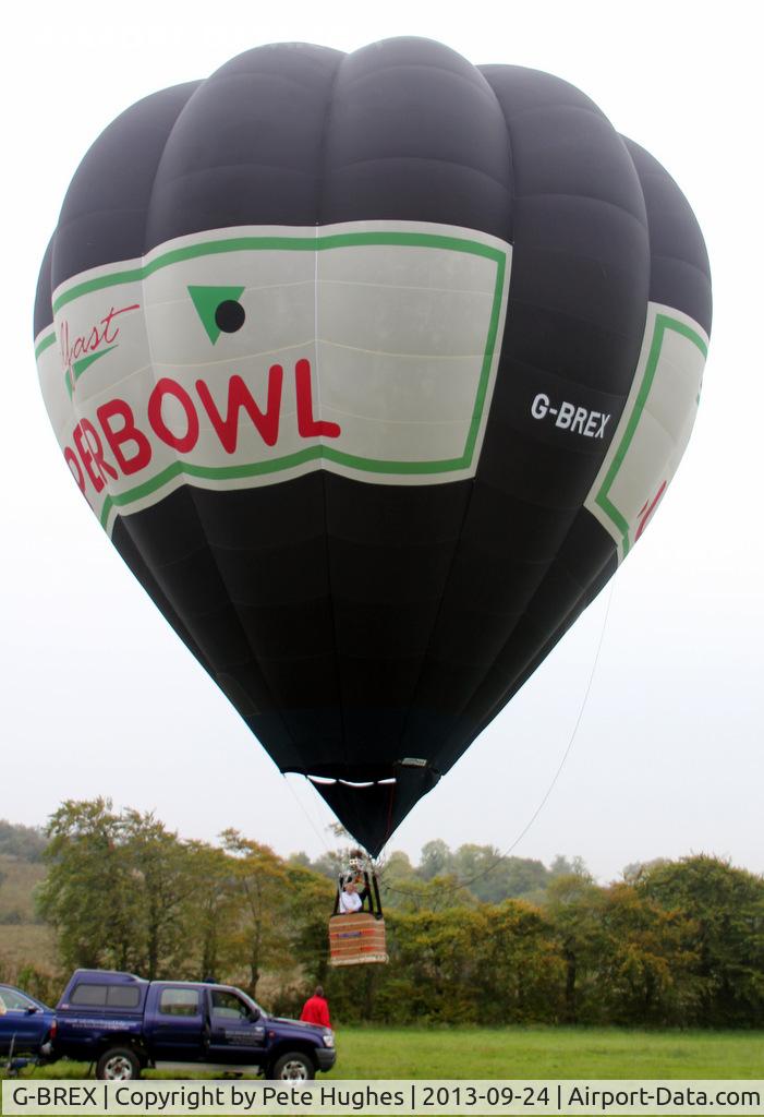 G-BREX, 1989 Cameron Balloons O-84 C/N 2019, G-BREX Cameron O-84 just airborne at the Irish Hot Air Balloon Championships near Drumshanbo