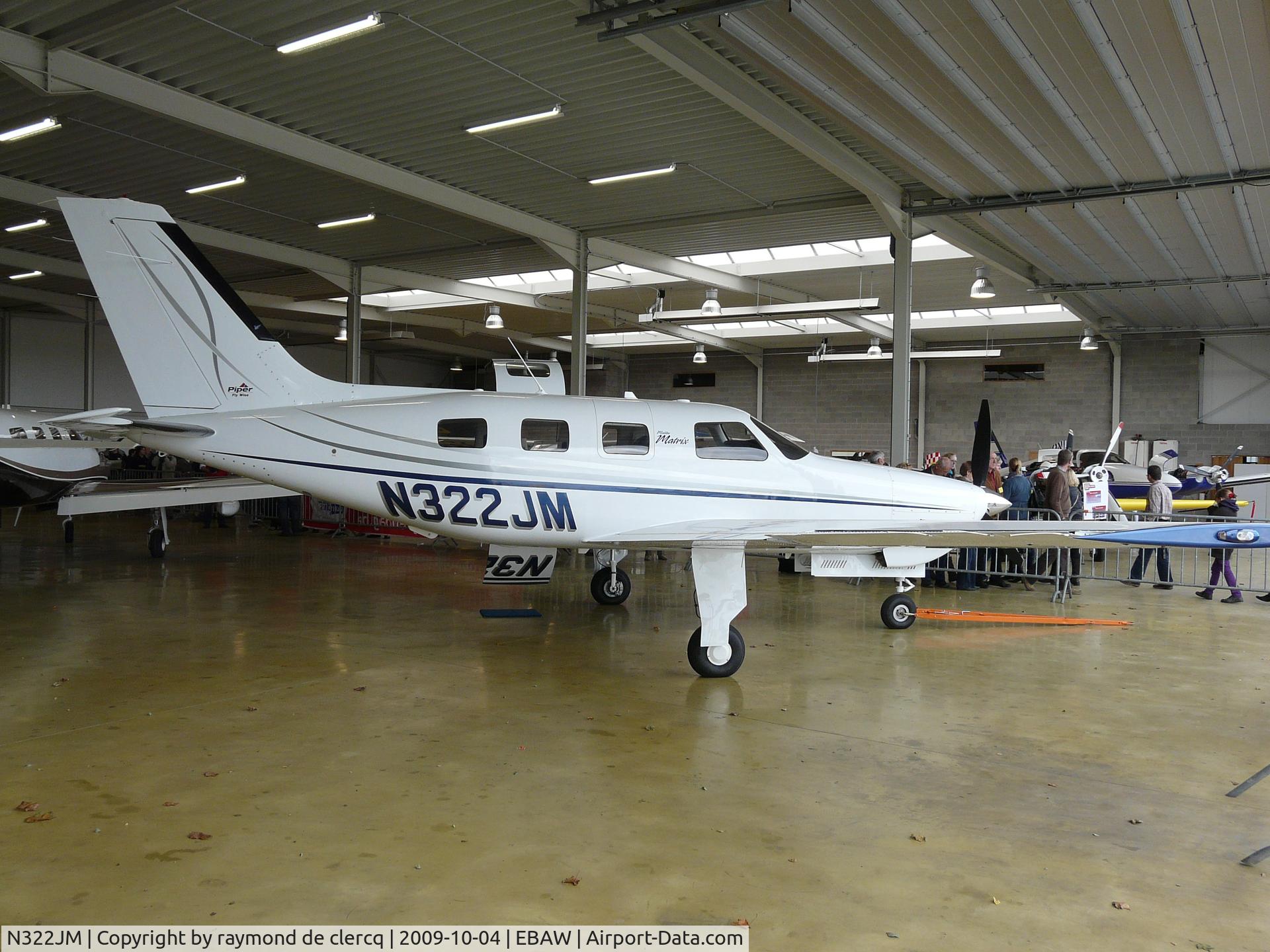 N322JM, Piper PA-46R-350T Malibu Matrix C/N 4692114, Oprn Door Antwerp  4-10-2009