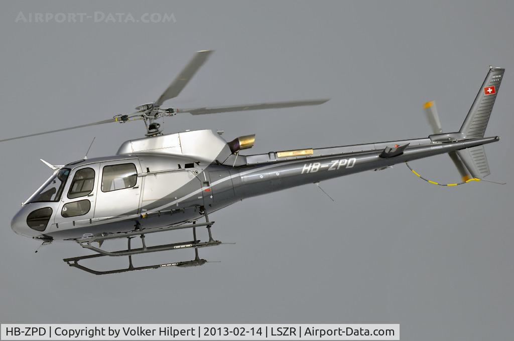 HB-ZPD, 2012 Aérospatiale AS-350B-3 Ecureuil C/N 7515, at St. Gallen