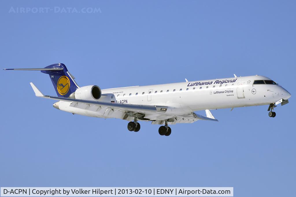 D-ACPN, 2003 Bombardier CRJ-701ER (CL-600-2C10) Regional Jet C/N 10083, at fdh