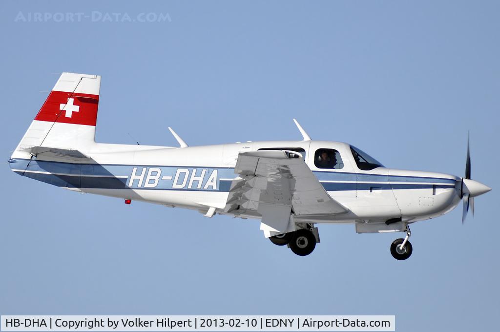 HB-DHA, 1987 Mooney M20K 231 Turbo C/N 25-1155, at fdh
