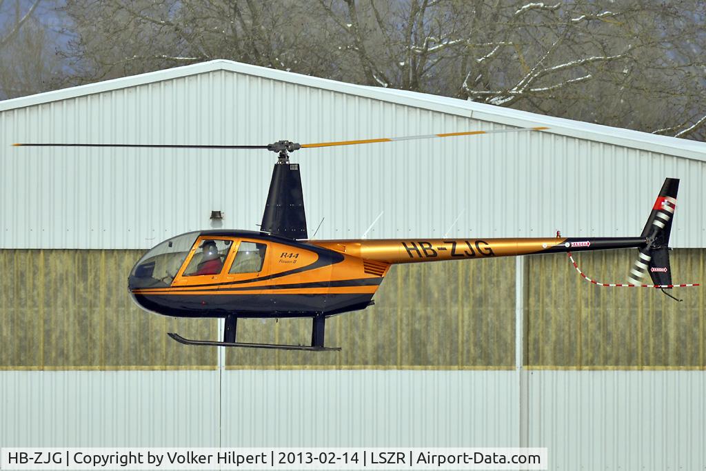 HB-ZJG, 2007 Robinson R44  Raven II C/N 12071, at ach