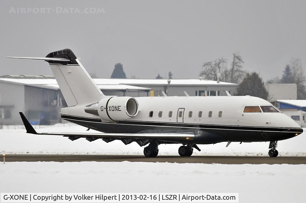 G-XONE, 1999 Bombardier Challenger 604 (CL-600-2B16) C/N 5426, at ach
