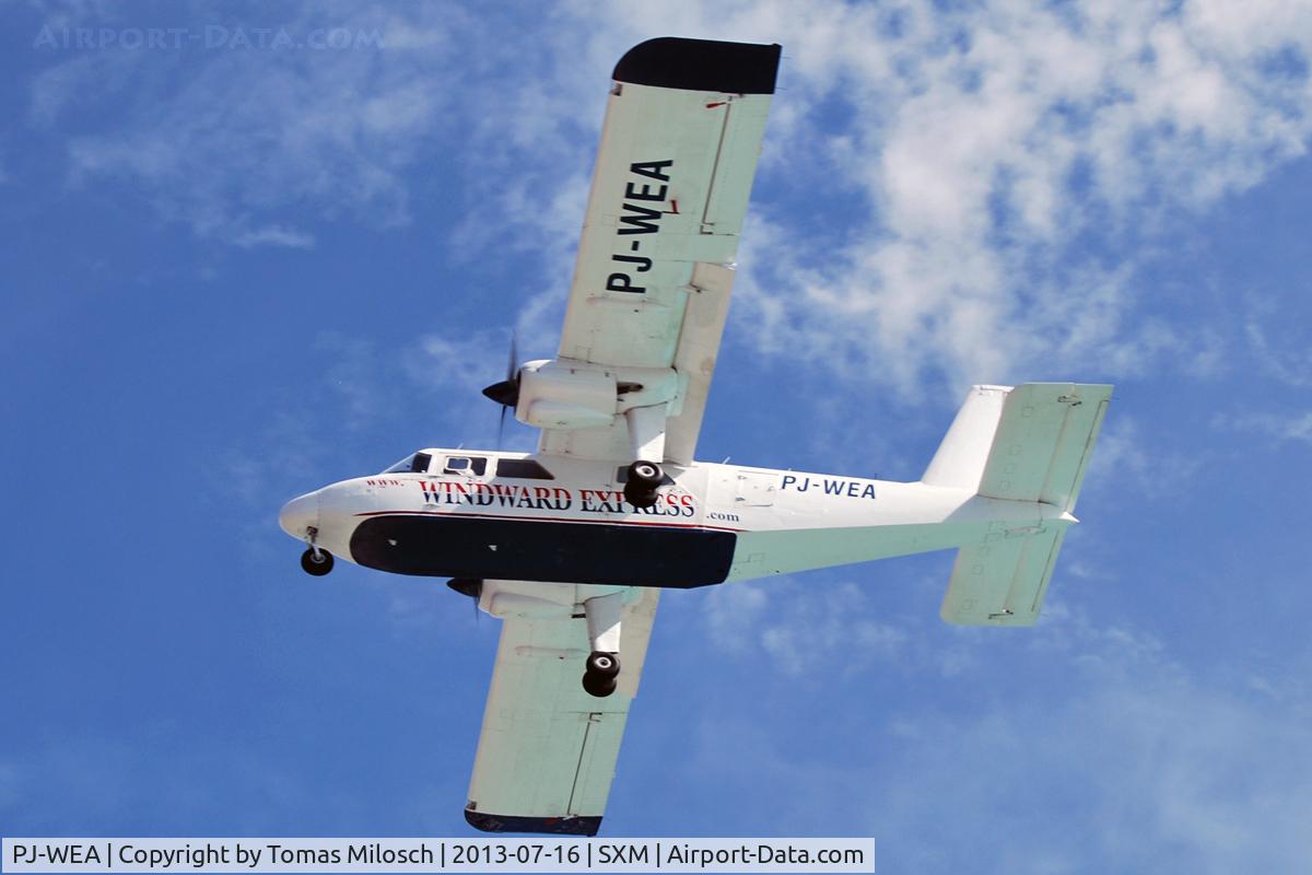 PJ-WEA, 1972 Britten-Norman BN-2A-26 Islander C/N 659, sxm