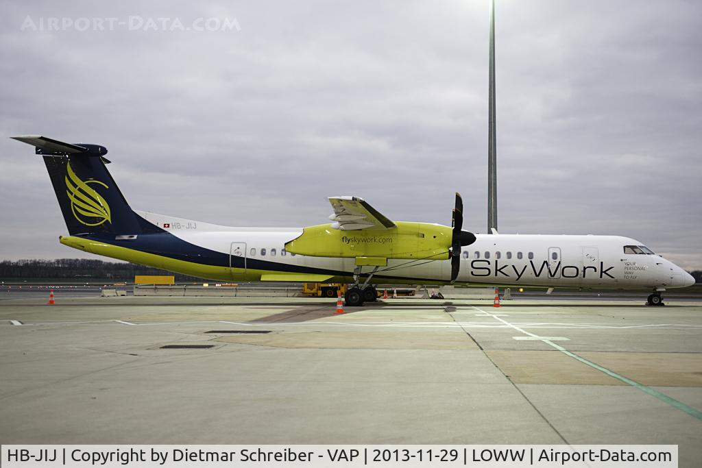 HB-JIJ, 2007 Bombardier DHC-8-402 Dash 8 C/N 4184, Skyworks Dash 8-400
