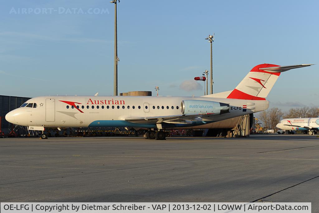 OE-LFG, 1995 Fokker 70 (F-28-0070) C/N 11549, Austrian Airlines Fokker 70