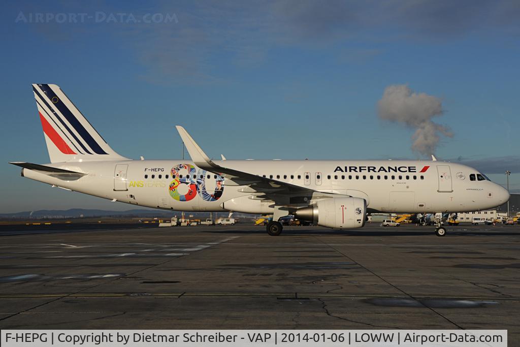 F-HEPG, 2013 Airbus A320-214 C/N 5802, Air France Airbus 320