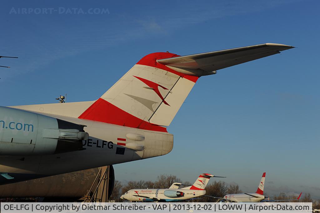 OE-LFG, 1995 Fokker 70 (F-28-0070) C/N 11549, Austrian Airlines Fokker 70