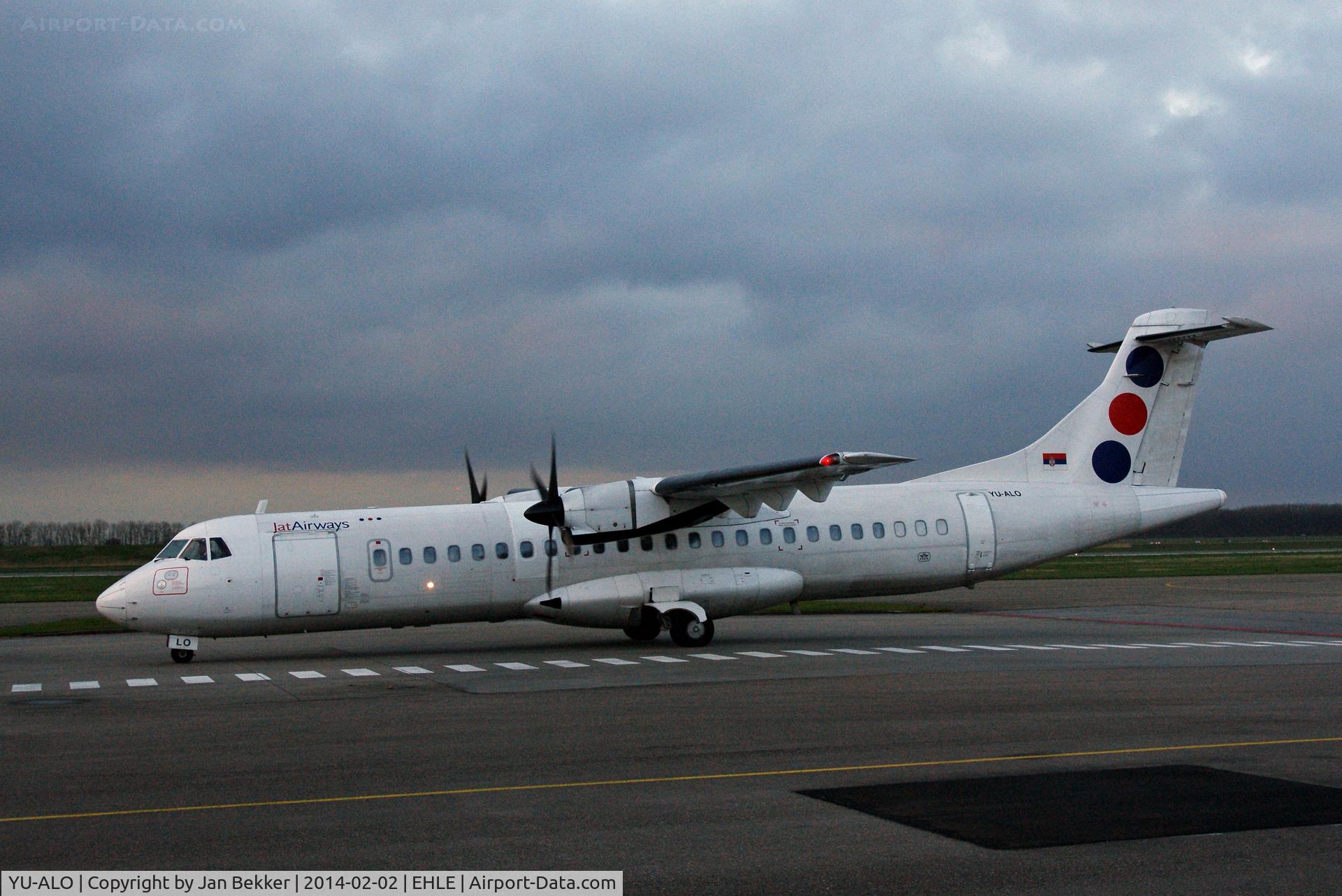YU-ALO, 1990 ATR 72-202 C/N 186, Just arrived at Lelystad Airport to get a new livery by QAPS