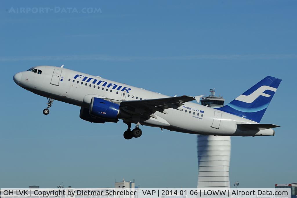 OH-LVK, 2004 Airbus A319-112 C/N 2124, Finnair Airbus 319