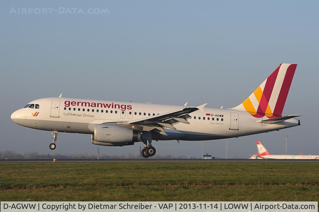 D-AGWW, 2013 Airbus A319-132 C/N 5535, Germanwings Airbus 319