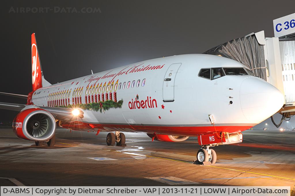 D-ABMS, 2013 Boeing 737-86J C/N 37782, Air Berlin Boeing 737-800
