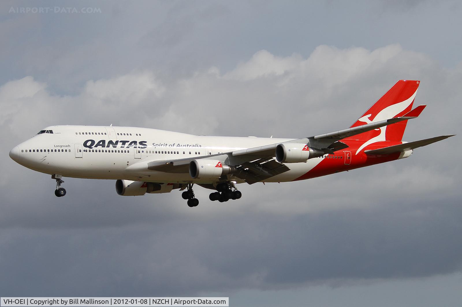 VH-OEI, 2003 Boeing 747-438/ER C/N 32913, CALLING IN TO TOP UP ON FUEL