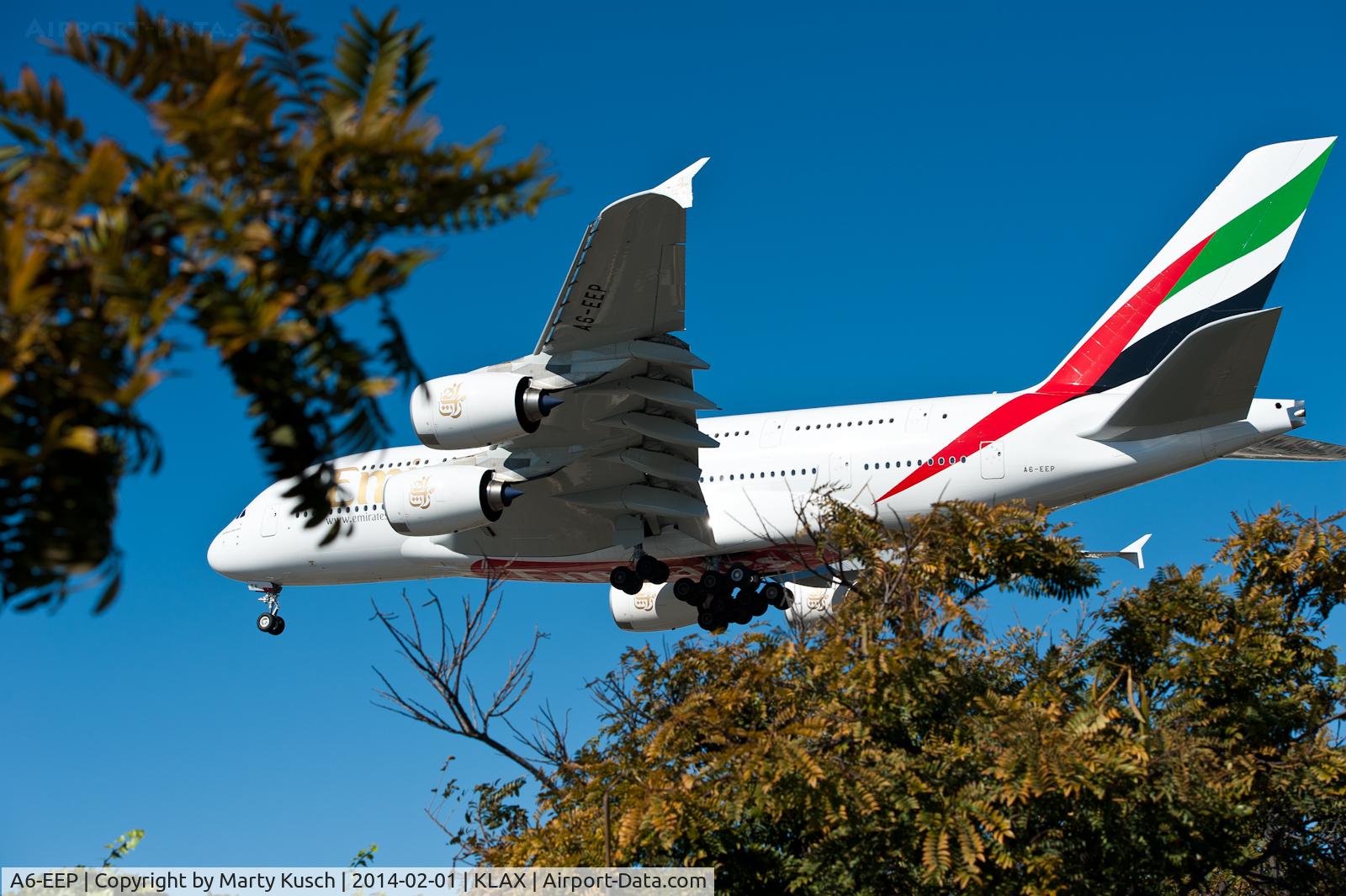 A6-EEP, 2013 Airbus A380-861 C/N 138, Arrival Runway 24R