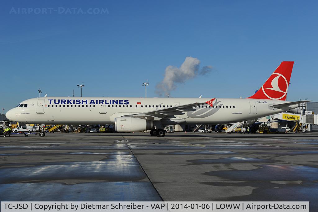 TC-JSD, 2012 Airbus A321-231 C/N 5388, THY Airbus 321