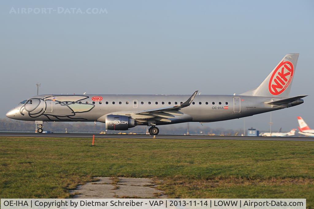 OE-IHA, 2009 Embraer 190LR (ERJ-190-100LR) C/N 19000285, Niki Embraer 190