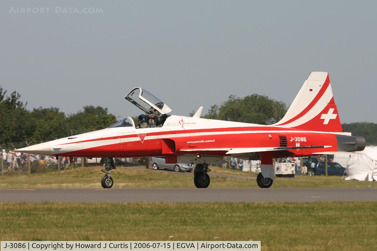 J-3086, Northrop F-5E Tiger II C/N L.1086, RIAT 2006.