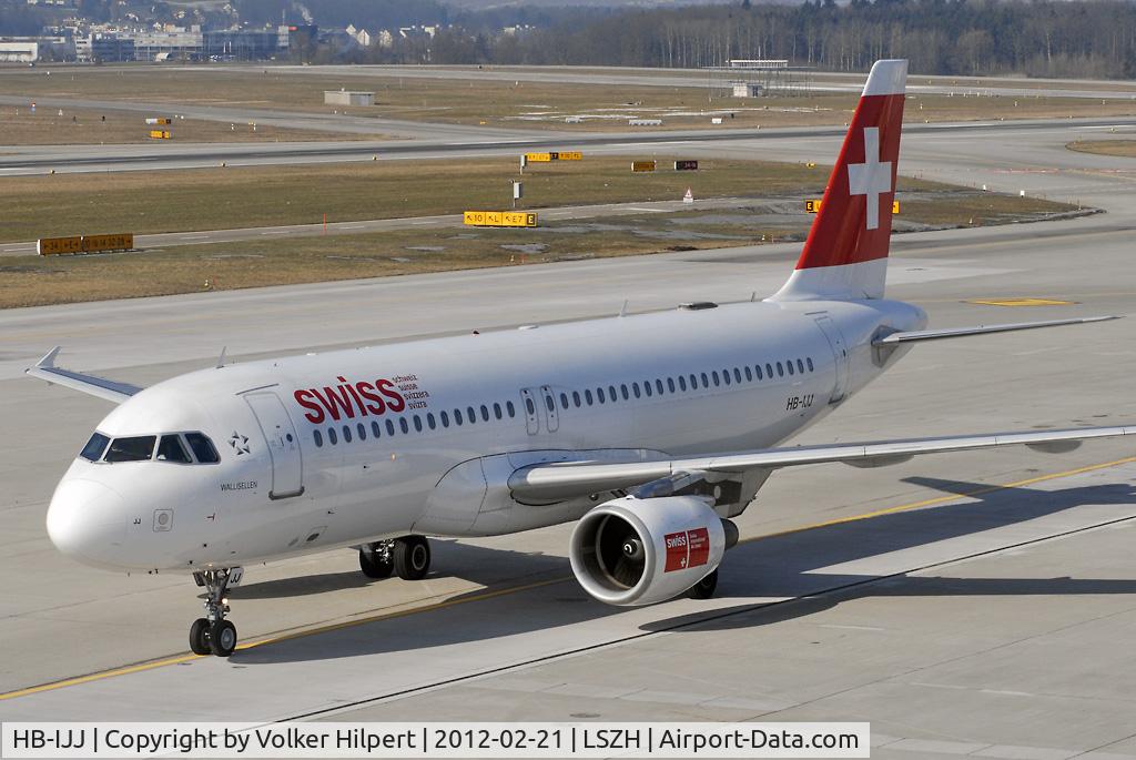 HB-IJJ, 1996 Airbus A320-214 C/N 585, at zurich