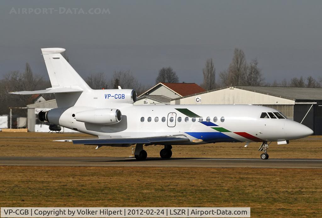 VP-CGB, 1994 Dassault Falcon 900B C/N 145, at ach