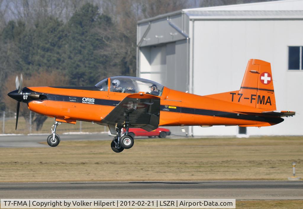T7-FMA, 1982 Pilatus PC-7 Turbo-Trainer C/N 315, at ach