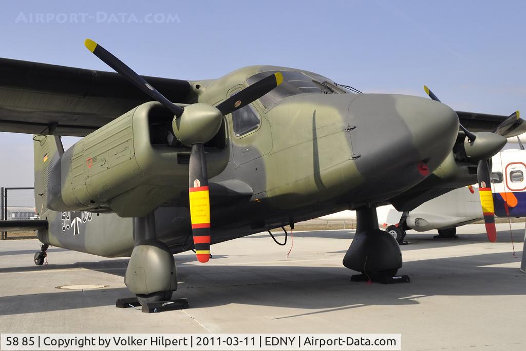 58 85, 1973 Dornier Do-28D-2 Skyservant C/N 4160, Dornier Museum