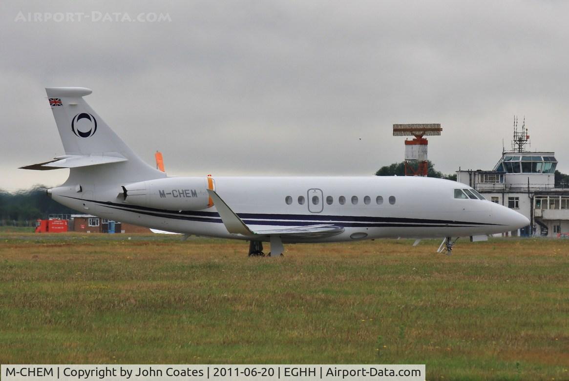 M-CHEM, 2007 Dassault Falcon 2000EX C/N 128, Taxiing home to CTC