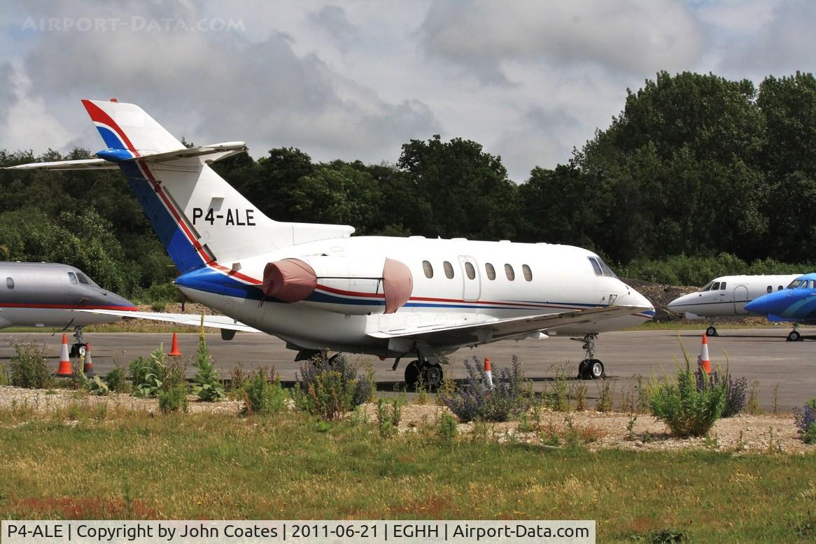 P4-ALE, 1998 Raytheon Hawker 800XP C/N 258359, At JETS...no comment on the beer!