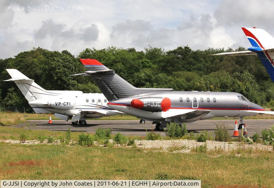 G-JJSI, 1986 British Aerospace BAe.125-800B C/N 258058, At JETS with VP-CFI