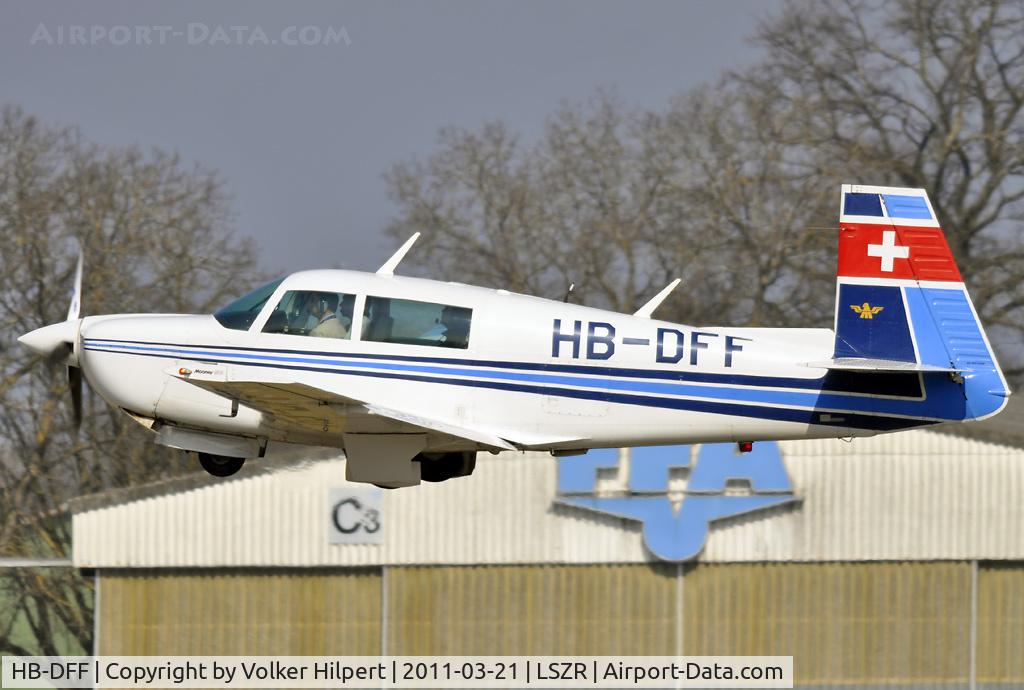 HB-DFF, 1978 Mooney M20J 201 201 C/N 24-0545, at ach