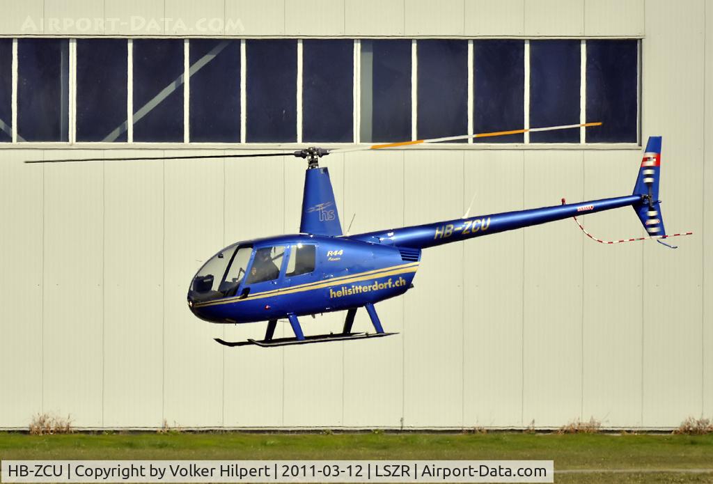HB-ZCU, 2001 Robinson R44 Raven C/N 0968, at ach