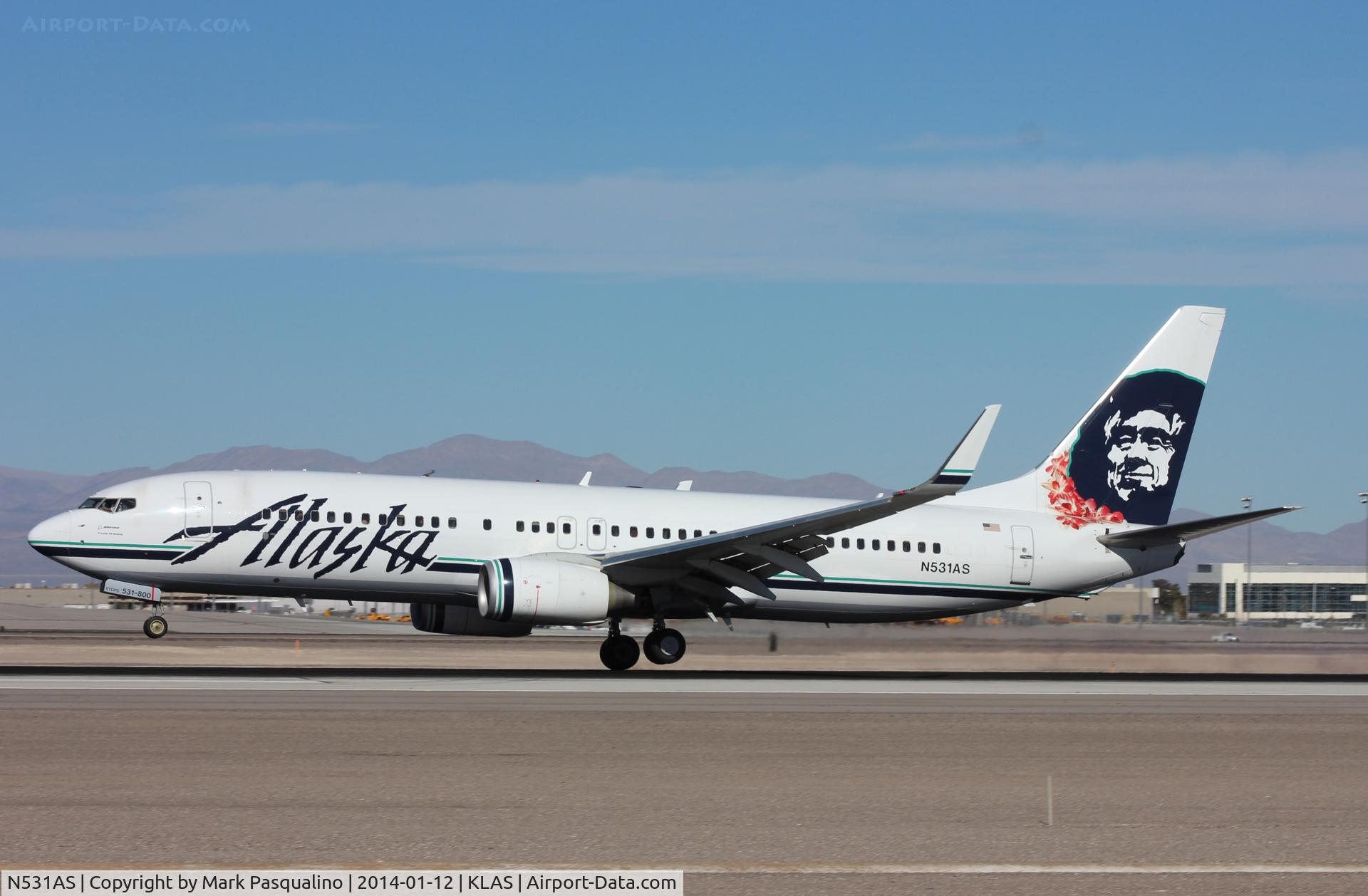 N531AS, 2010 Boeing 737-890 C/N 35199, Boeing 737-800