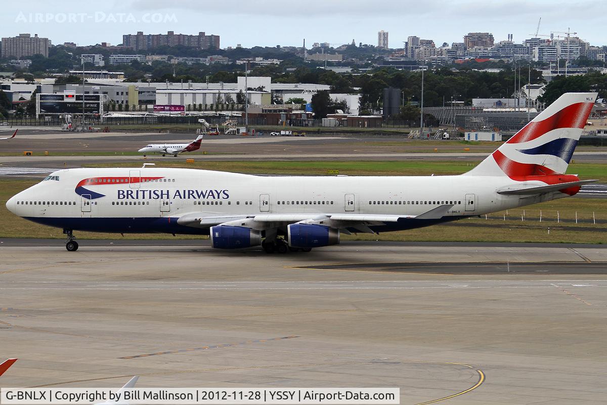 G-BNLX, 1992 Boeing 747-436 C/N 25435, TAXI TO 16R