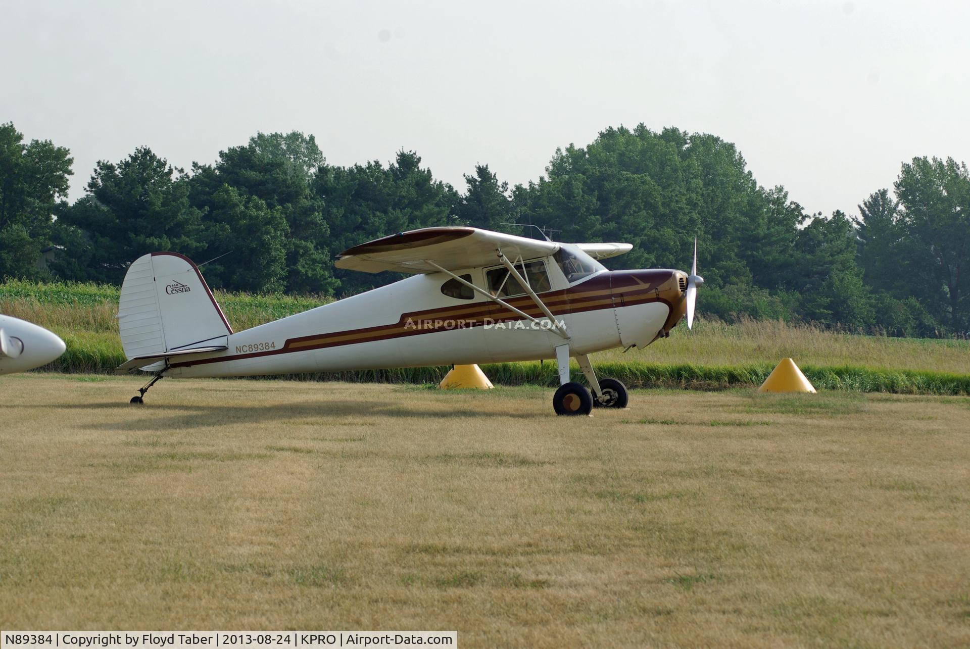 N89384, 1946 Cessna 140 C/N 8416, Fly Iowa 2013