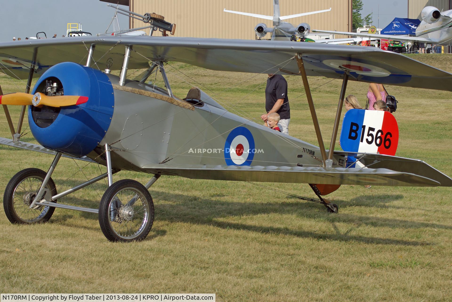 N170RM, 1998 Nieuport 17 Replica C/N 30, Fly Iowa 2013