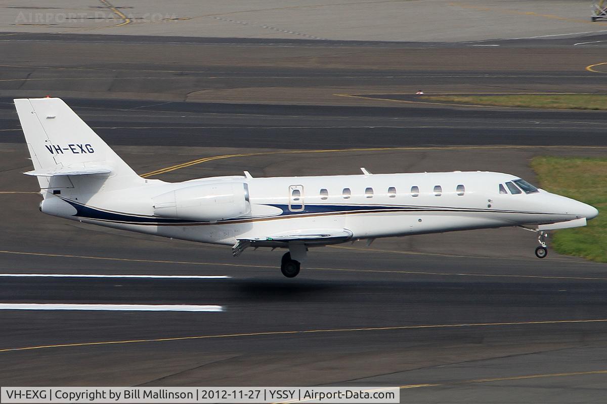 VH-EXG, 2005 Cessna 680 Citation Sovereign C/N 680-0072, AWAY FROM 34R