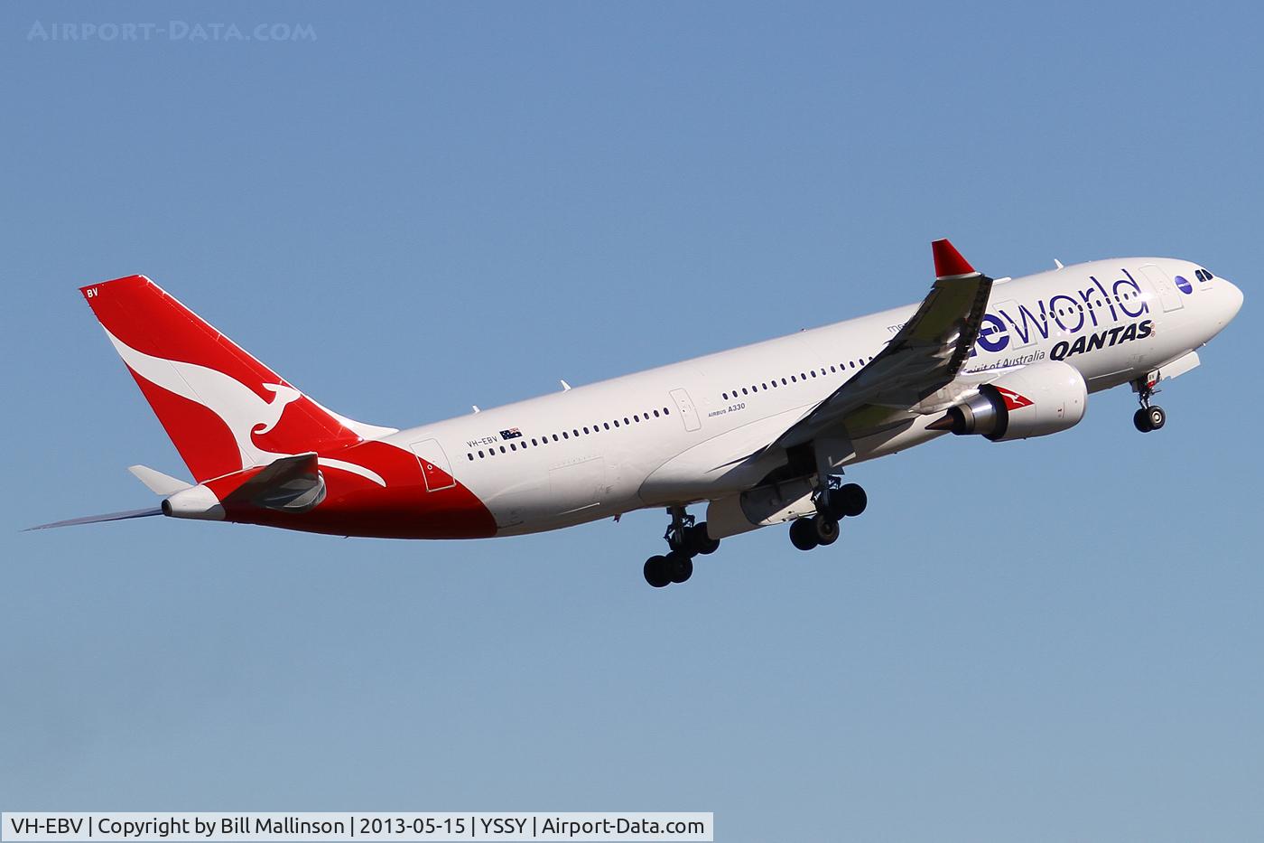 VH-EBV, 2012 Airbus A330-202 C/N 1365, AWAY TO YPPH