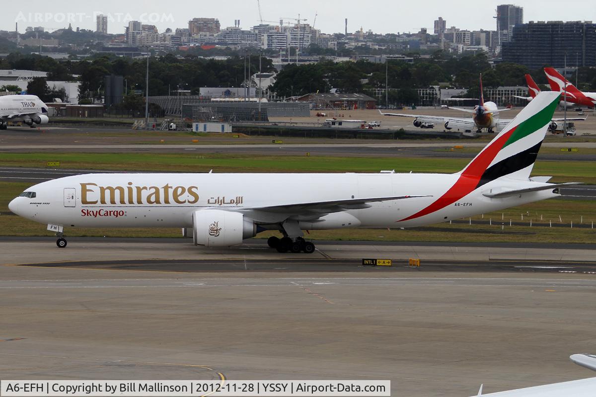 A6-EFH, 2012 Boeing 777-F1H C/N 35608, TAXIING