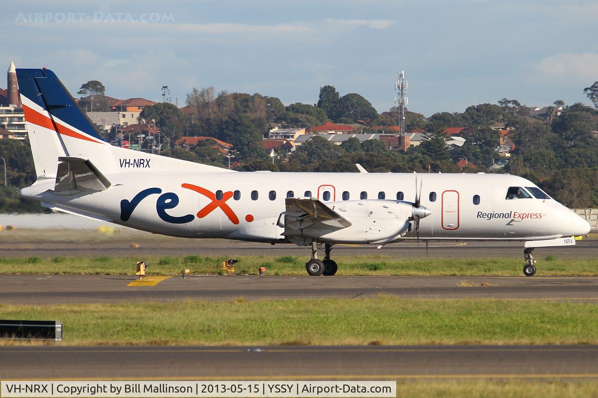 VH-NRX, 1991 Saab 340B C/N 340B-291, TAXIING