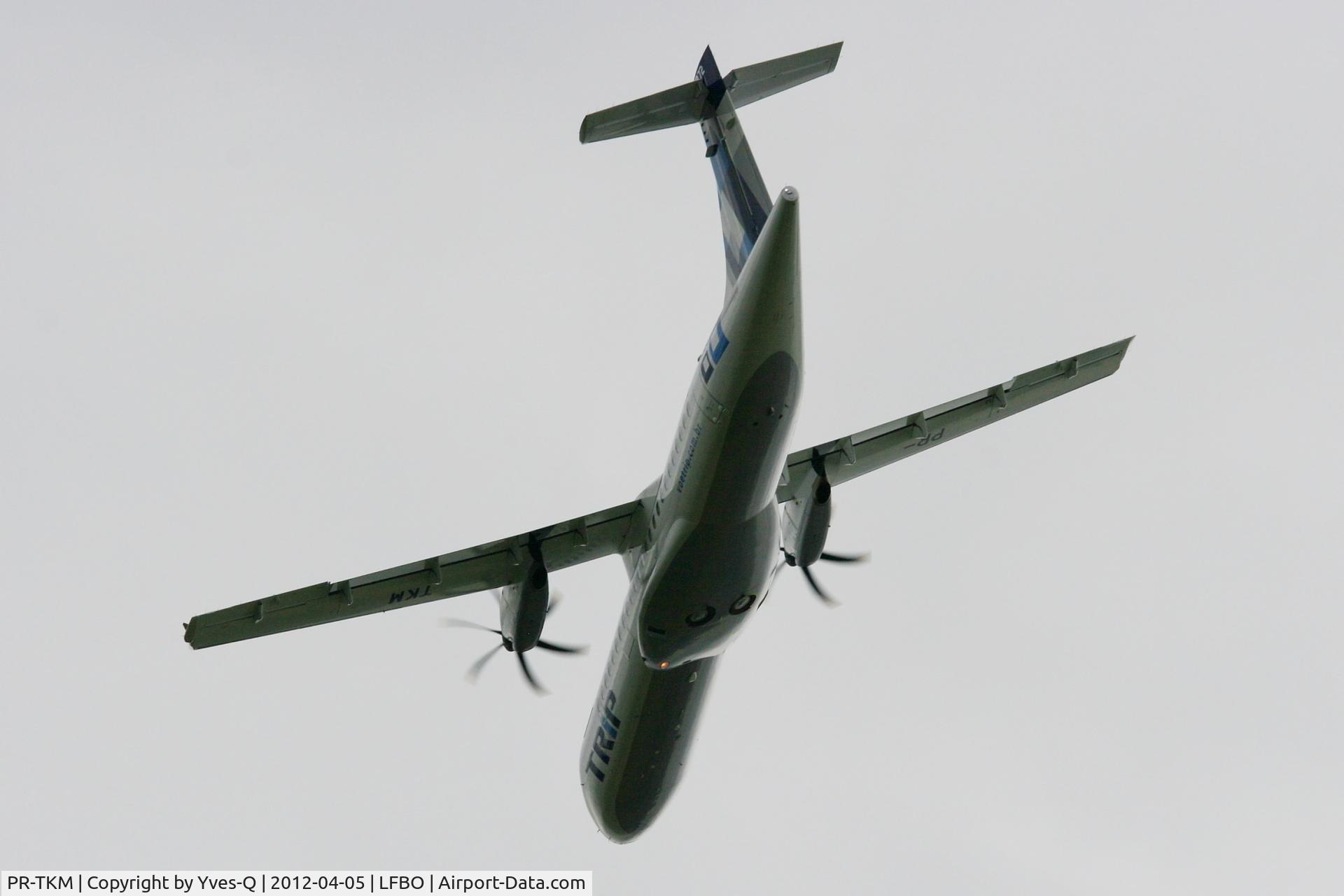 PR-TKM, 2012 ATR 72-600 C/N 998, ATR 72-600, Take off from Toulouse-Blagnac Airport (LFBO-TLS)