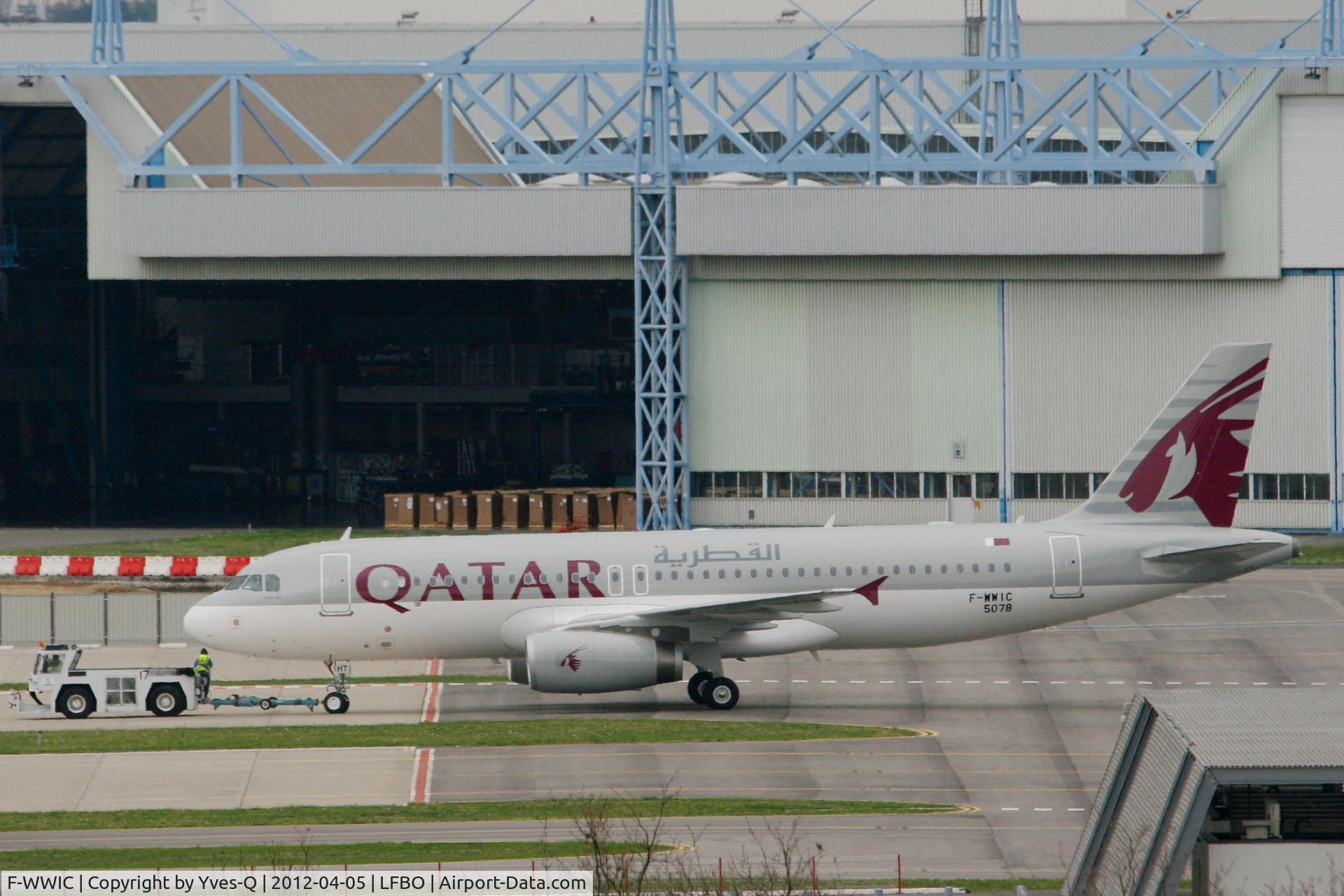 F-WWIC, 2012 Airbus A320-232 C/N 5078, Airbus A320-232, Airbus Delivery Center, Toulouse-Blagnac Airport (LFBO-TLS)