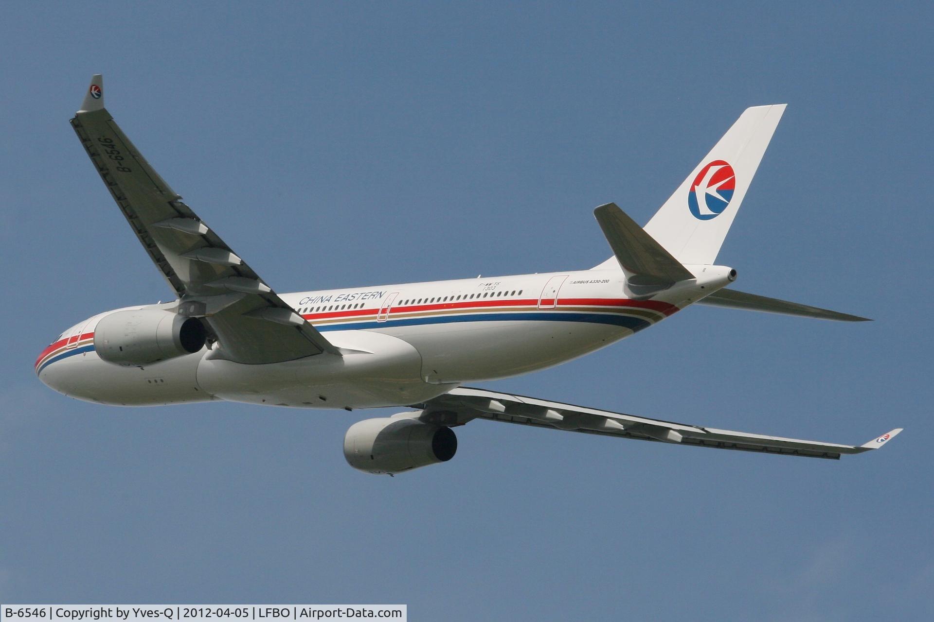 B-6546, 2012 Airbus A330-243 C/N 1303, Airbus A330-243, Take off Rwy 32R, Toulouse Blagnac Airport (LFBO-TLS)