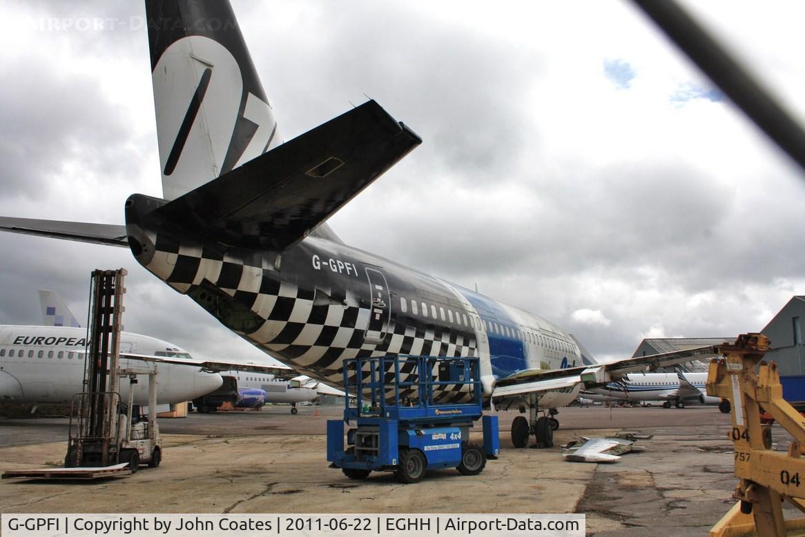 G-GPFI, 1974 Boeing 737-229 C/N 20907, Final days - in the scrap yard at European