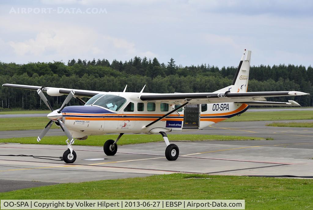 OO-SPA, 1996 Cessna 208B Grand Caravan C/N 208B0587, at SPA